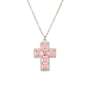 Collana Pink Cross